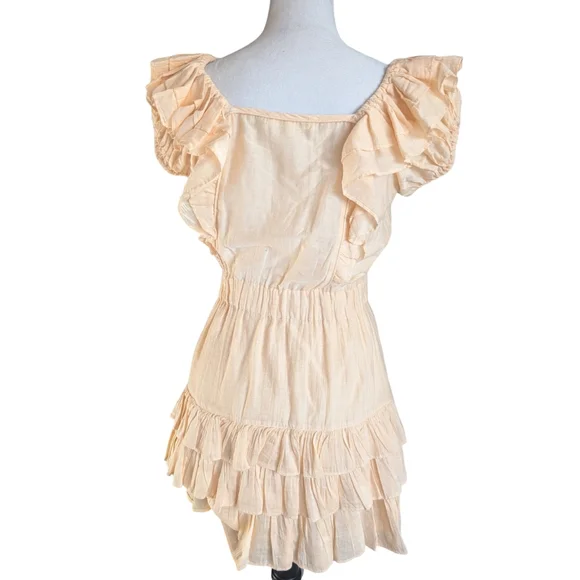 LoveShackFancy Ivoire Ruffle Mini Dress XS - Picture 7 of 11